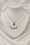 Pendant necklace for women girls American diamond anti tarnish stainless steel