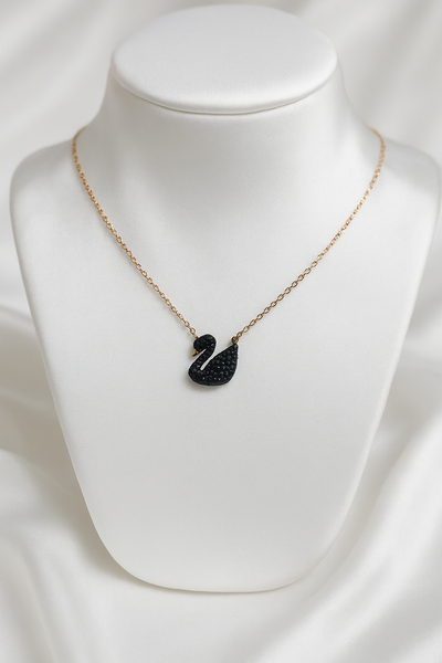 Pearl Chain, Swan/Duck Locket Or Titli Chain Pendal And Dokiya, Tanmaniya in gold plated ( Big )
