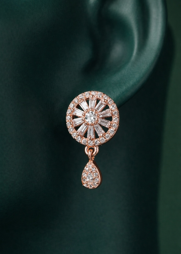 Zelra Elegant Statement Piece Drop Earrings
