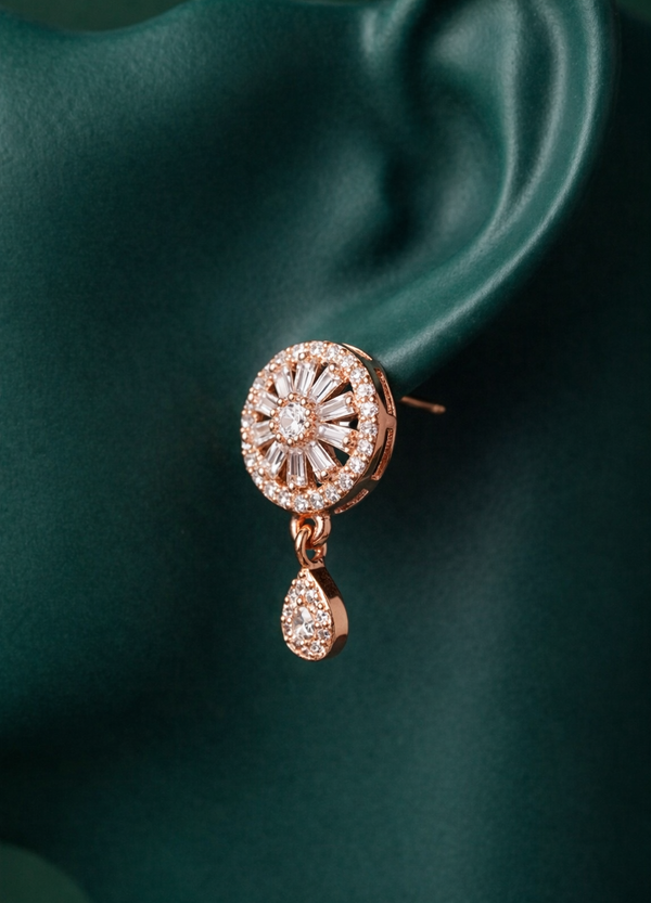 Zelra Elegant Statement Piece Drop Earrings